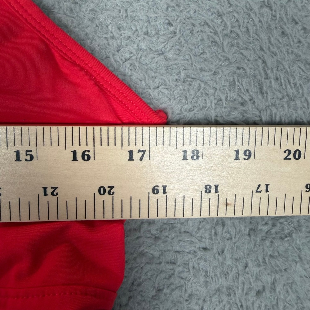 REI Womens Red/Orange Ruched Racerback Athletic Tank Top Size 16 Hiking Active - Picture 7 of 11